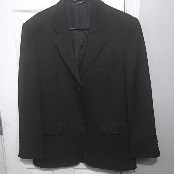 David Bios Men Dark Grayish Blue Suit Jacket Only    40S - Picture 3 of 11